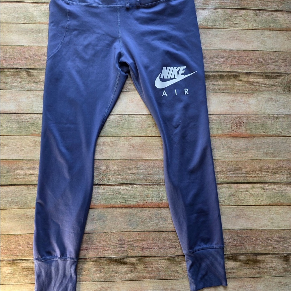 Nike Kids' Blue Air Logo Jogger Bottoms